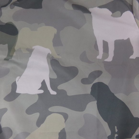 Mens Dog Camouflage Pull Over shirt XL NWT - Picture 2 of 4